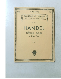 HANDEL Fifteen Arias for High Voice