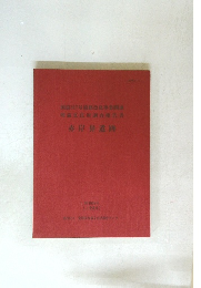 国道317号道路改良事業関連 埋蔵文化財調査報告書 赤岸鼻遺跡