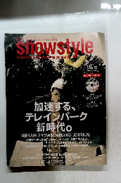 snow style　2009年10月号　