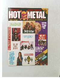 AUSTRALIA'S　LOUDEST MAGAZINE!　HOT　METAL　1990年7月