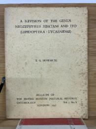 A REVISION OF THE GENUS NEOZEPHYRUS SIBATANI AND ITO　 Vol.5no.6
