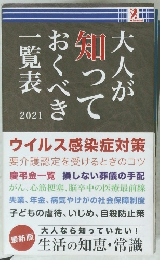 大人が知っておくべき一覧表 2021