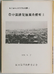 泉大津市文化財調査概要 3 豊中遺跡発掘調査概要 II 1978.3