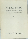 ALBAN BERG STREICHQUARTETT STRING QUARTET/QUATUOR A CORDES OP. 3