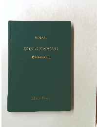 MOZART DON GIOVANNI Klavierauszug