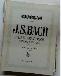 J.S.BACH  KLAVIERWERKE  BUSONI-AUSGABE