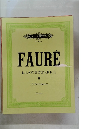 FAURE  KLAVIERWERKE  II  13 Barcarolles