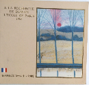  A LA RECHERCHE  DE DEMAIN  L'ECOLE DE PARIS  1988 '88現代エコール・ド・パリ展