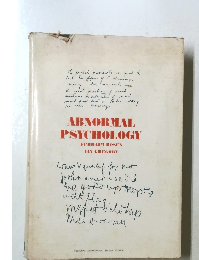 ABNORMAL PSYCHOLOGY EPHRAIM ROSEN IAN GREGORY