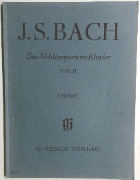 J.S.BACH  Das Wohltemperierte Klavier  TEIL II