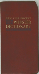 NEW VEST POCKET　WEBSTER　DICTIONARY