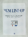 1993　GM　LINE-UP　質の良さと乗りやすさなら、GMの高級乗用車。  '93 ニューモデル、 堂々の登場です。