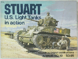 STUART  U.S. Light Tanks  in action