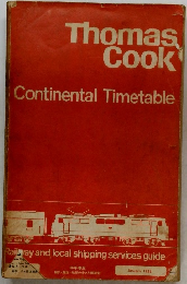 Thomas  Cook  Continental Timetable　January 1986