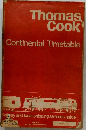 Thomas  Cook  Continental Timetable　January 1986