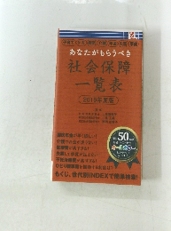 社会保障 一覧表  2019年度版