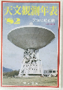 天文観測年表 '82