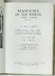 MAMMALS OF THE WORLD THIRD EDITION VOLUME I