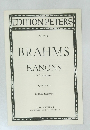 BRAHMS  KANONS  fur Frauenstimmen