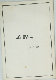 Le　Blanc　No.17　1962