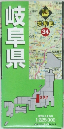 地勢図 34　岐阜県