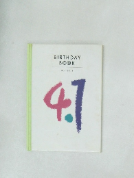 BIRTHDAY　BOOK　4月1日
