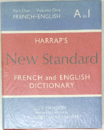 HARRAP'S  New Standard  FRENCH and ENGLISH  DICTIONARY