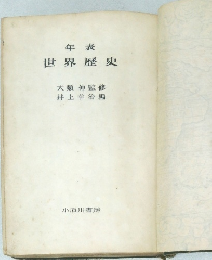 年表　世界歷史年表