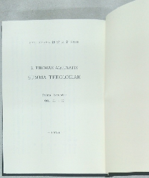 SUMMA　THEOLOGIAE