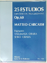 25 ESTUDIOS  (MELODICOS PROGRESIVOS)  Op,60　No.101