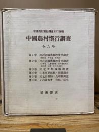 中国農村慣行調査