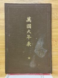 萬國大年表　全