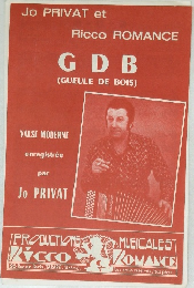Jo PRIVAT et　Ricco ROMANCE  GDB  (GUEULE DE BOIS)