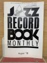 JAZZ RECORD BOOK MONTHLY 　8月号