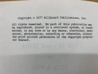 TOP 10's & TRIVIA OF ROCK & ROLL AND RHYTHM & BLUES　1977 SUPPLEMENT