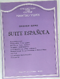 COLLECTION FOR GUITAR NARCISO YEPES　SUITE ESPANOLA No.501