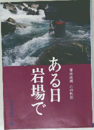 ある日岩場で