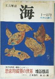 文芸雑誌　海　十一月号