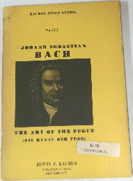 JOHANN SEBASTIAN  BACH　No.731  