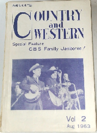 COUNTRY and WESTERN Vol 2 1963年8月号