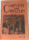 COUNTRY and WESTERN Vol 13