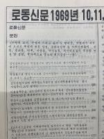 労働新聞　1969年 10月・11月・12月　縮刷版