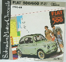 Fiat 500/600 mit Topolino, Jagst, Multipla und Weinsberg 1936-69