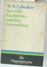 Spezielle  Funktionen  und ihre  Anwendung
