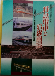 特急電車と沿線風景