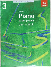 Piano exam pieces 2011&2012
