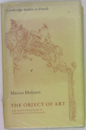 Cambridge Studies in French  Marian Hobson  THE OBJECT OF ART