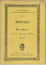 Edition Eulenburg  No. 159  MOZART  Piano Quartet  Eb major - Mib majeur - Es dur  K.V. 493