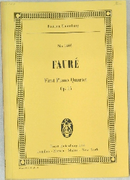 FAURE  First Piano Quartet  Op. 15