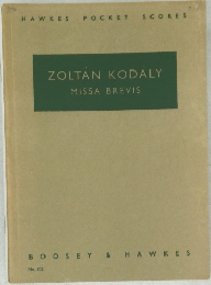ZOLTAN KODALY  MISSA BREVIS